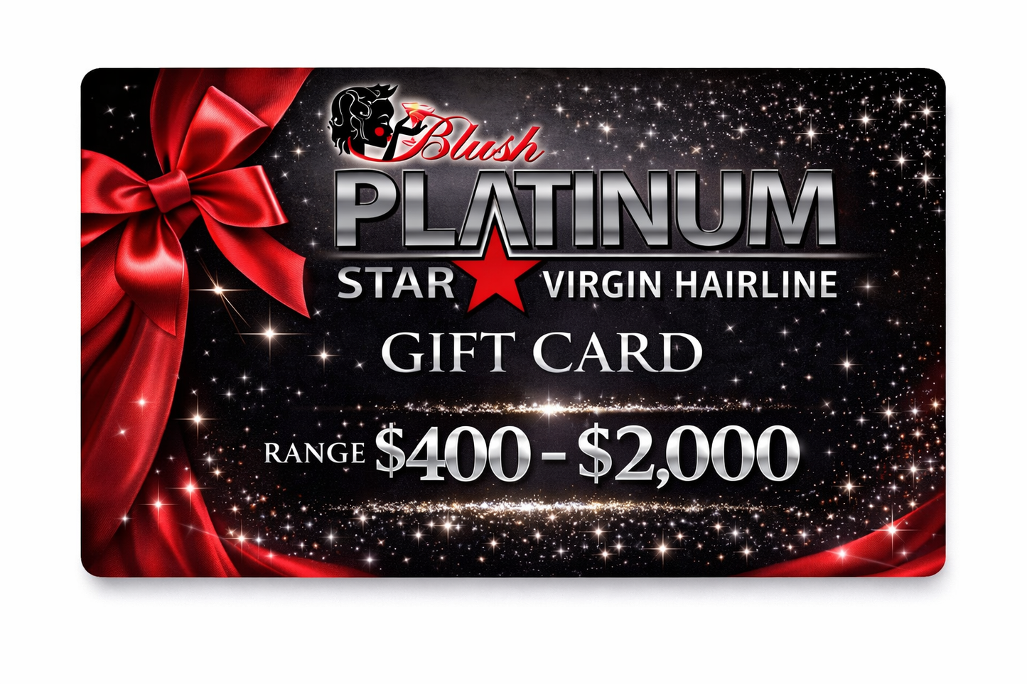 Blush Platinum Star Luxury Gift Card