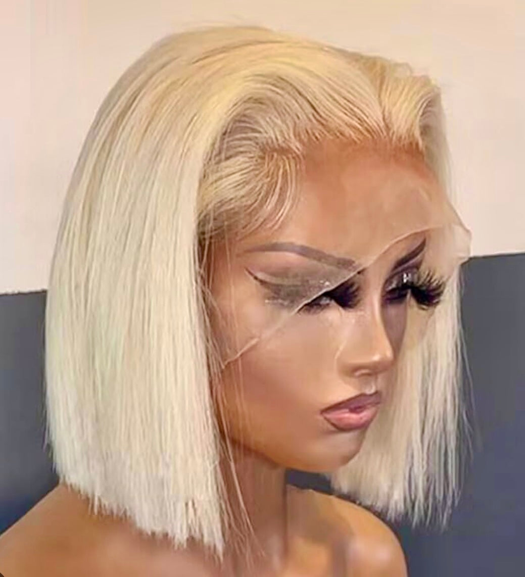 613 Blonde BOB HD Lace Wigs
